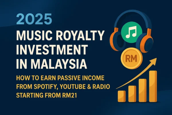Music Royalty Investment in Malaysia (2025): How to Earn Passive Income from Spotify, YouTube & Radio Starting from RM21