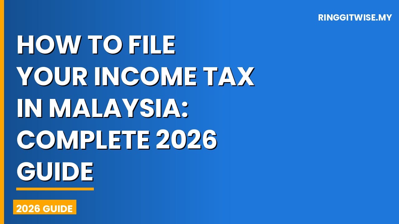 Malaysian filing income tax on laptop using LHDN e-Filing portal in 2026