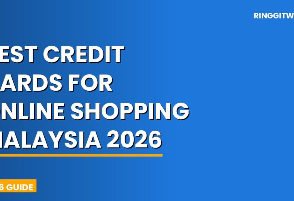 Best credit cards for online shopping in Malaysia 2026 showing cashback rewards on Shopee and Lazada